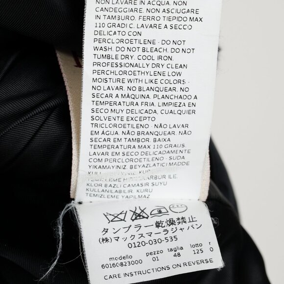 Max Mara Studio Blue Alpaca Coat - Picture 14 of 15